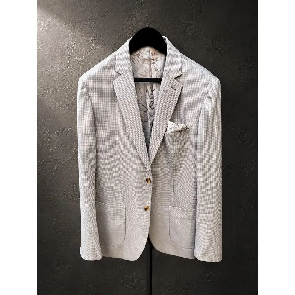 Paisley & Gray Steel Knit Blazer 42R Modern Fit NWT $250 Gray Sport Coat